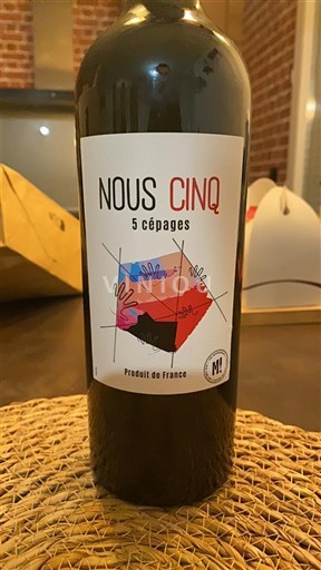 Languedoc ja Roussillon Pays d'Oc Nous Cinq 5 cépages 2022