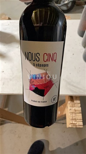 Languedoc y Rosellón País de Oc Nous Cinq 5 cépages 2022