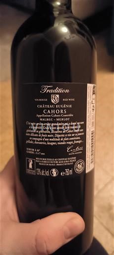 Sydvestfrankrig Cahors Château Eugénie Tradition 2022