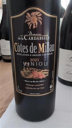 Sud-Ouest Côtes-de-millau Domaine La Cardabelle 2021