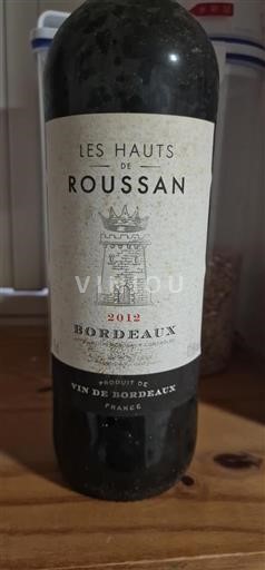 Bordeaux Les Hauts de Roussan 2012