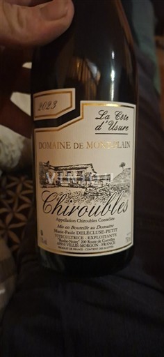 Beaujolais Chiroubles Domaine Monplaisir La Côte d'Usure 2023