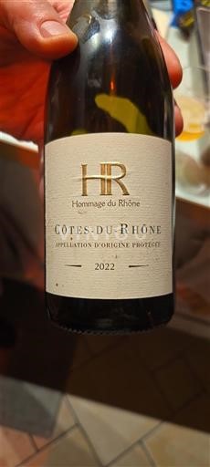 Thung lũng Rhône Côtes-du-rhône Hommage du Rhône 2022