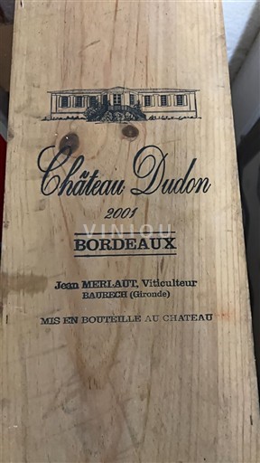Bordeaux Château Dudon 2001