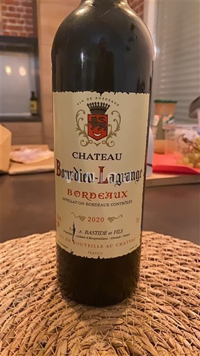 Burdeos Bordeaux Château Bourdieu-Lagrange 2020