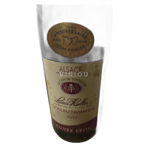 Alsasko Gewürztraminer Louis et Claude Hauller du Centenaire 2013