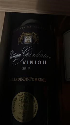 Burdeos Lalande-de-Pomerol Château Guimbertau 2019