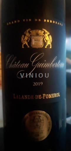 Bordeaux Lalande-de-Pomerol Château Guimbertau 2019