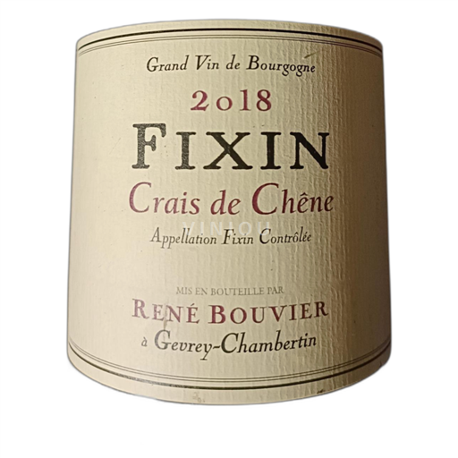 Borgonha Fixin Domaine René Bouvier Crais de chêne 2018