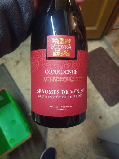 Rhônedalen Beaumes de Venise Rhonéa Confidence 2022