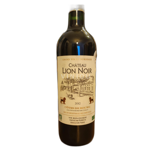 Bordeaux Côtes-de-bourg Château Lion Noir 2012