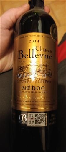 Bordeaux Médoc Château Bellevue 2014