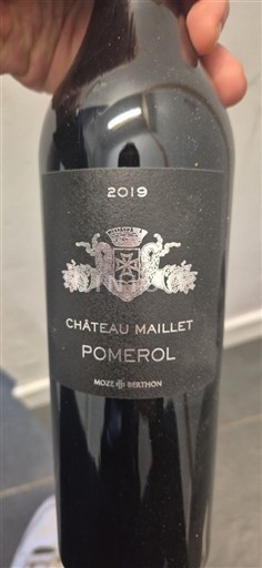 Bordeaux Pomerol Château Maillet 2019