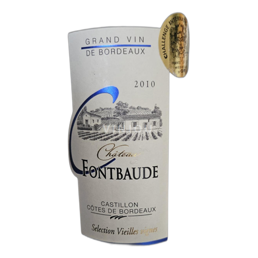 Bordeaux Castillon Côtes de Bordeaux Château Fontbaude 2010