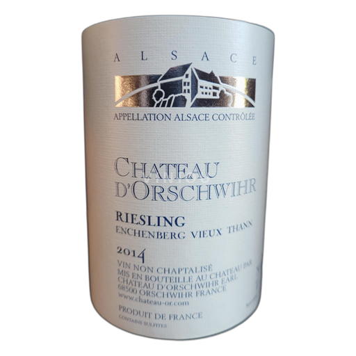 Alsace Riesling Château Orschwihr Enchenberg Vieux Thann 2014