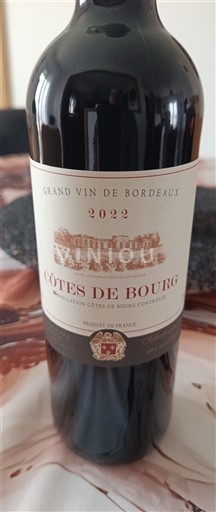 Bordeaux Côtes de Bourg Henri moreau 2022