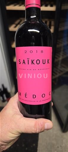 Bordeaux Médoc Saïkouk 2018