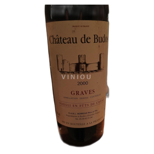 Bordeaux Graves Château de Budos 2000