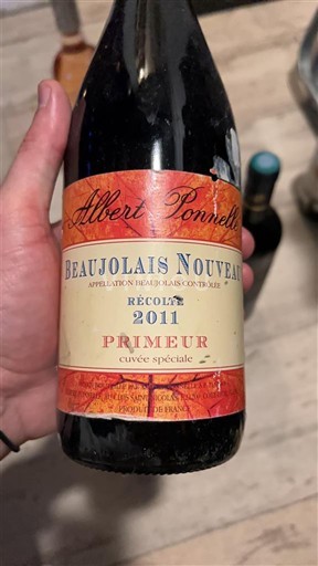 Beaujolais Beaujolais Nouveau Albert Ponnelle Primeur spéciale 2011