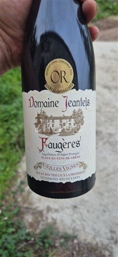 Languedoc Faugères Domaine Jeantels Vieilles Vignes Icke årgångsbetecknad