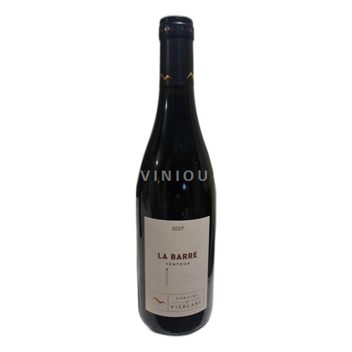Rhônen laakso Ventoux Domaine de Piéblanc La Barre 2017