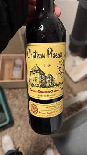 Bordeaux Saint-Émilion Grand Cru Château PIPEAU 2019