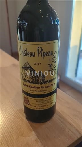 Bordeaux Saint-Émilion Grand Cru Château PIPEAU 2019
