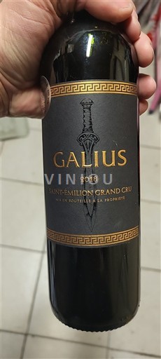 Bordéus Saint-Émilion Grand Cru Château Galius 2018