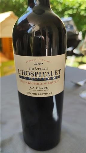 Languedoc La Clape Château L'Hospitalet La Réserve 2020