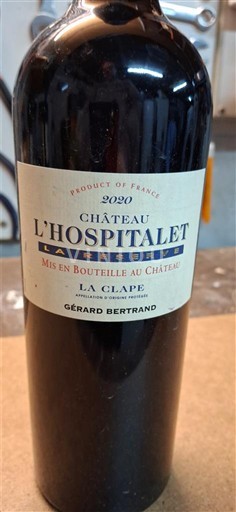 Languedoc La Clape Château L'Hospitalet La Réserve 2020