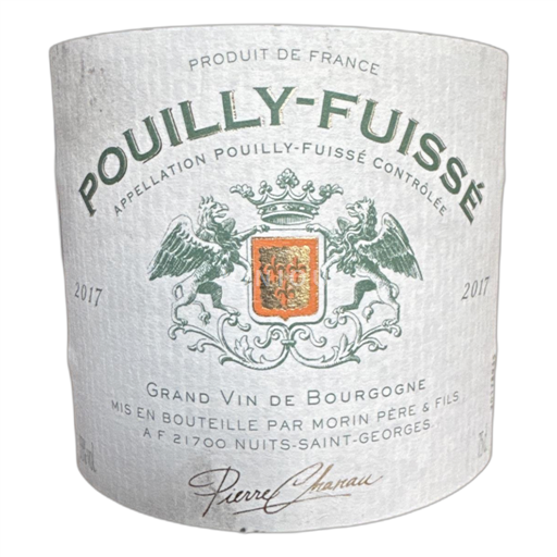 Burgundi Pouilly-fuissé Morin père et fils 2017