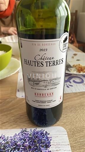 Bordeaux Château Hautes Terres 2023