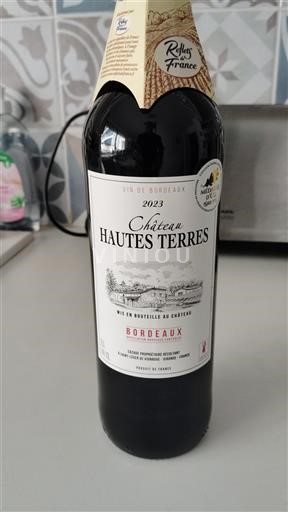 Bordeaux Château Hautes Terres 2023
