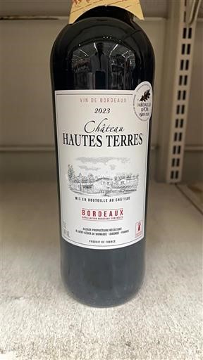 Bordeaux Château Hautes Terres 2023