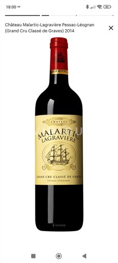 Bordeaux Pessac-Léognan Grand Cru Classé Château Malartic-Lagravière 2014