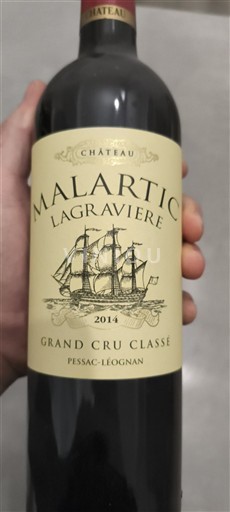 Bordeaux Pessac-Léognan Grand Cru Classé Château Malartic-Lagravière 2014