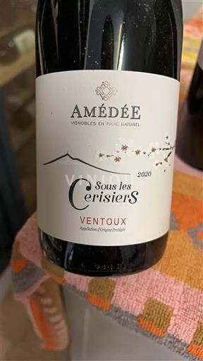 Rhônevallei Ventoux Amédée Sous les Cerisiers 2020