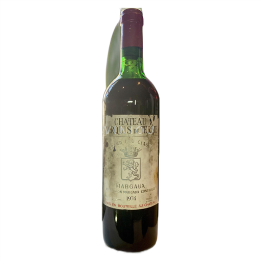 Bordeaux Margaux Château Marquis de Terme 1974