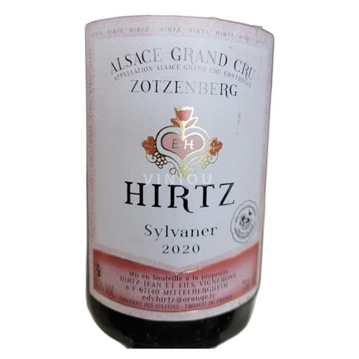 Alsace Alsace Grand Cru Hirtz Grand Cru Zotzenberg 2020