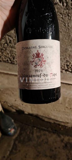 Rhône-dalen Châteauneuf-du-Pape Domaine Serguier 2021