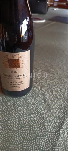 Beaujolais Côte-de-brouilly Démont Edith 2022