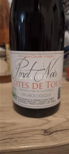 Lorena Côtes-de-toul Domaine Claude Vosgien Pinot Noir Não Sazonado