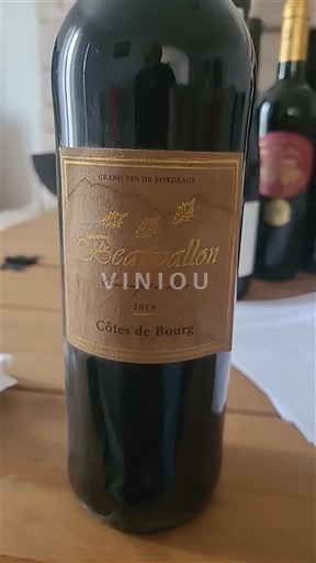 Bordeaux Côtes-de-bourg Beauvallon 2019