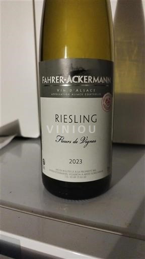 Alsace Riesling Fahrer-Ackermann Fleurs de Vignes 2023