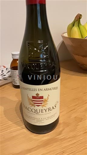 Rhônedalen Vacqueyras Les Dentelles en Armoiries Ikke-årgang