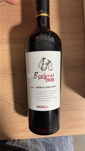 Južna Avstralija Ni doloceno Badgers Creek Shiraz Cabernet 2020