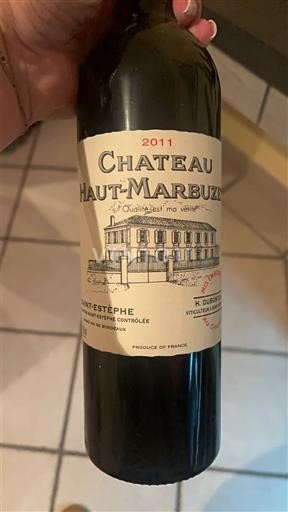 Bordeaux Saint-Estèphe Haut-Marbuzet 2011