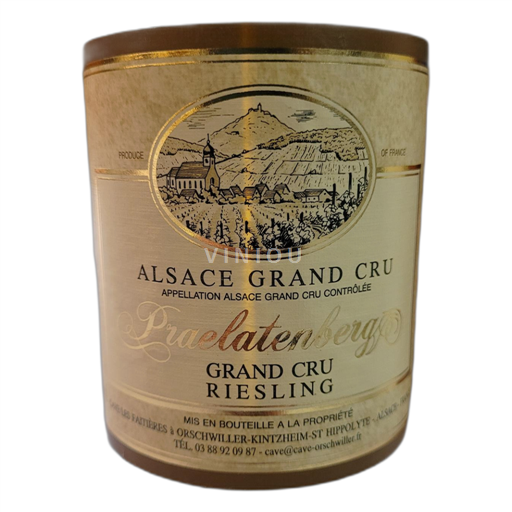 Elzas Alsace Grand Cru Cave Les Faîtières Grand Cru Praelatenberg 2017