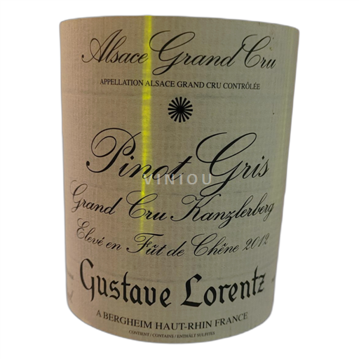 Alsazia Alsazia Grand Cru Gustave Lorentz Grand Cru Kanzlerberg 2012