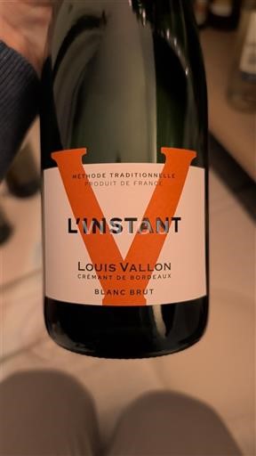 Bordeaux Bordeauxin crémant Louis Vallon L'Instant Ei vuosikertaa